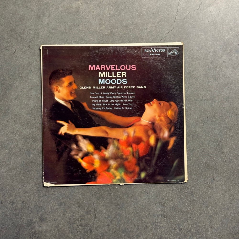 Glenn Miller Army Air Force Band Marvelous Miller Moods Vinyl LP RCA LPM-1494